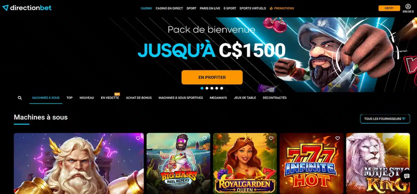 Directionbet legaal casino